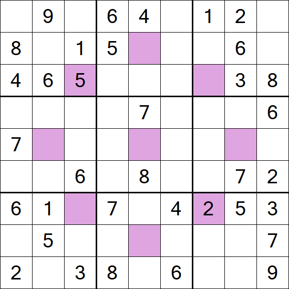 Asterisk Sudoku - Médio
