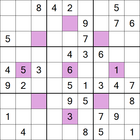 Asterisk Sudoku - Médio