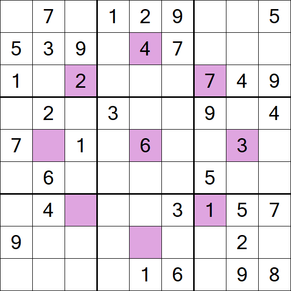 Asterisk Sudoku - Médio