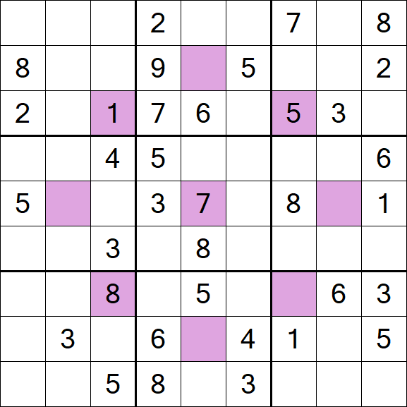 Asterisk Sudoku - Médio