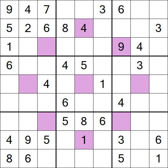 Asterisk Sudoku - Médio