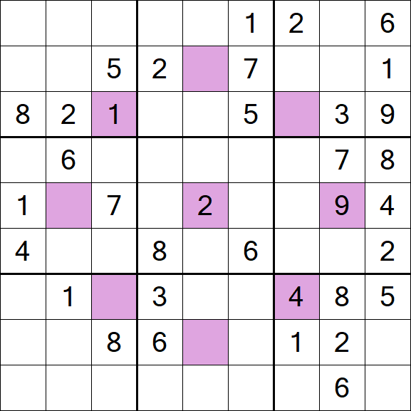 Asterisk Sudoku - Médio