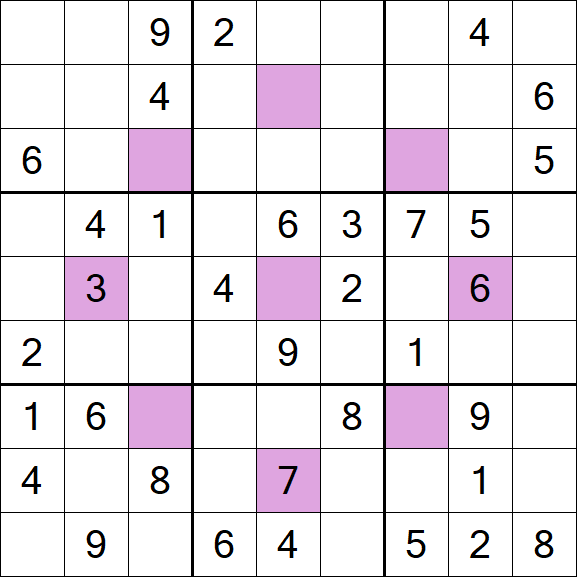 Asterisk Sudoku - Médio