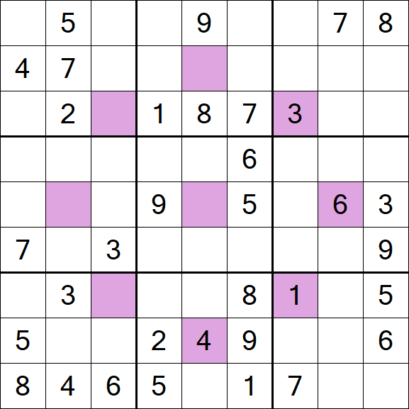 Asterisk Sudoku - Médio