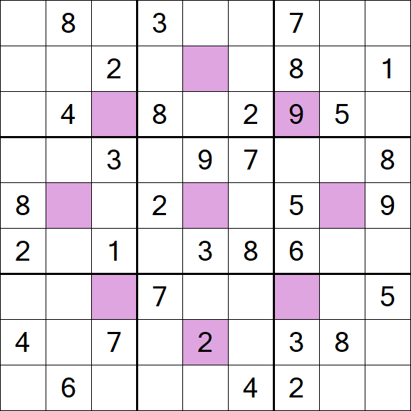 Asterisk Sudoku - Médio