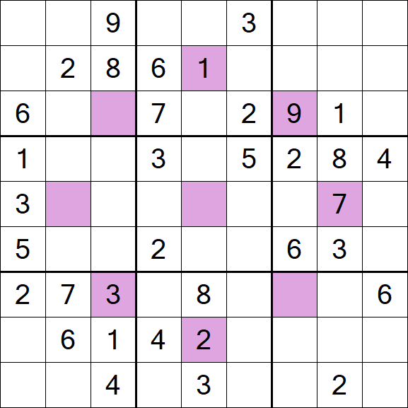 Asterisk Sudoku - Médio