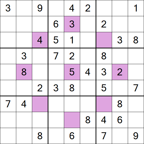 Asterisk Sudoku - Médio
