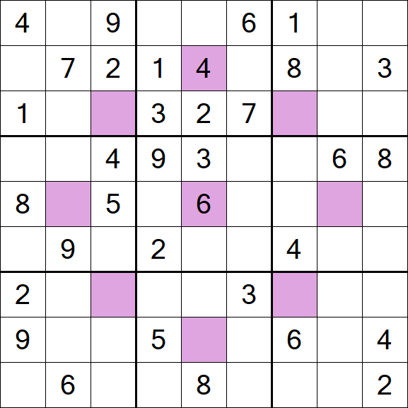 Asterisk Sudoku - Médio