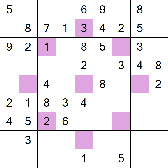 Asterisk Sudoku - Médio