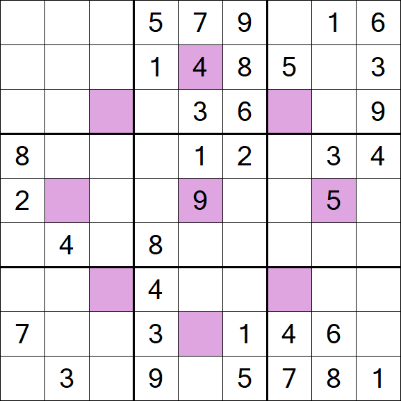 Asterisk Sudoku - Médio