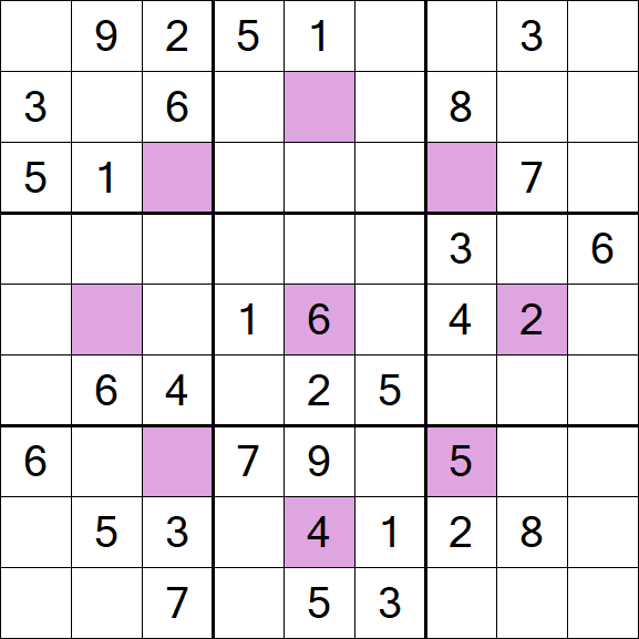 Asterisk Sudoku - Médio
