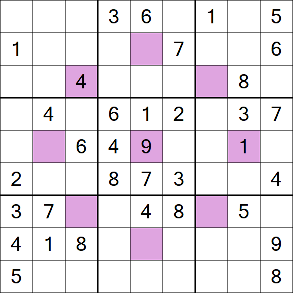 Asterisk Sudoku - Médio