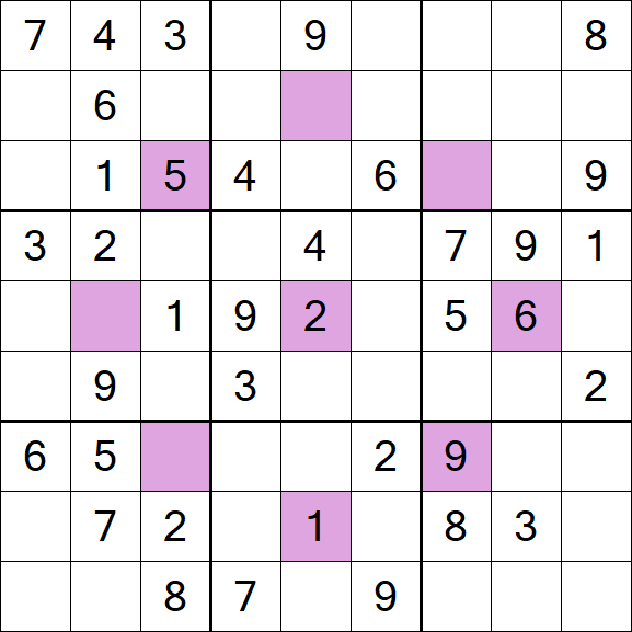 Asterisk Sudoku - Médio