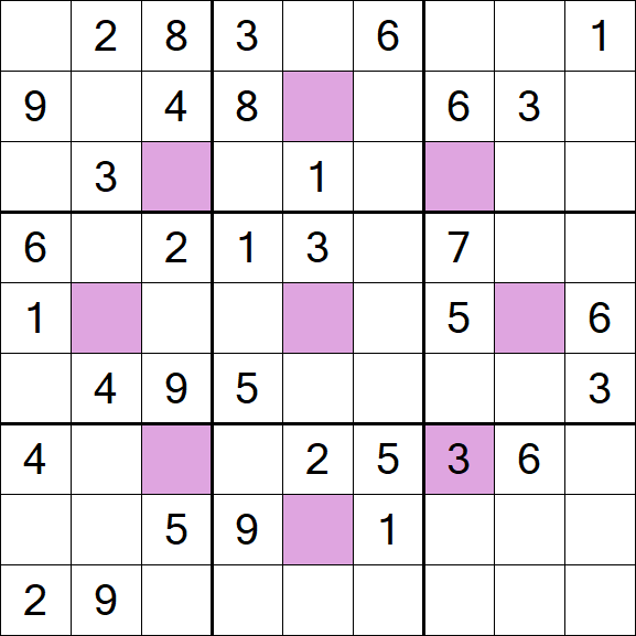 Asterisk Sudoku - Médio
