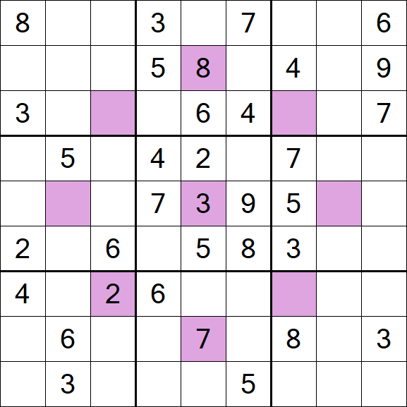 Asterisk Sudoku - Médio