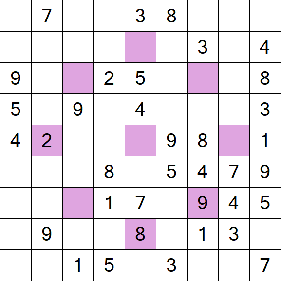 Asterisk Sudoku - Médio