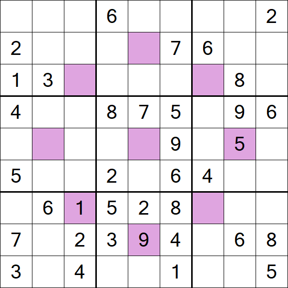 Asterisk Sudoku - Médio