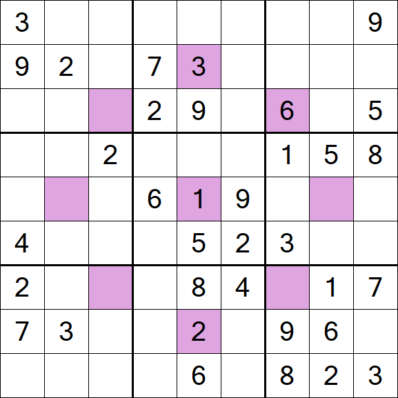 Asterisk Sudoku - Médio