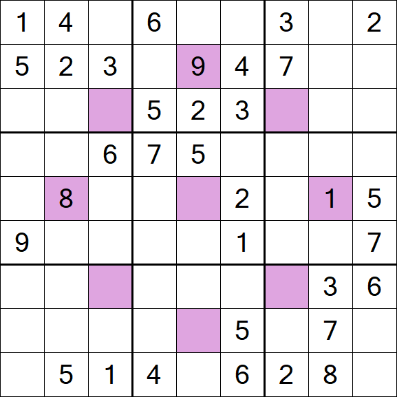 Asterisk Sudoku - Médio