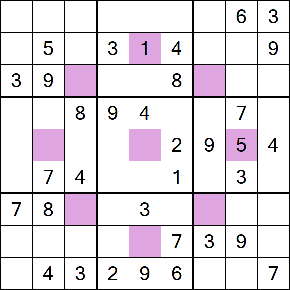 Asterisk Sudoku - Médio