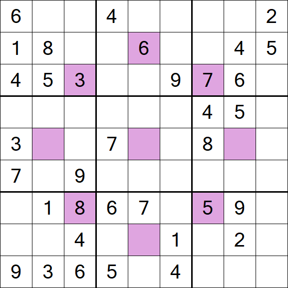 Asterisk Sudoku - Médio