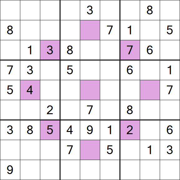 Asterisk Sudoku - Médio
