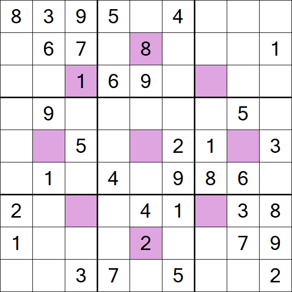 Asterisk Sudoku - Médio
