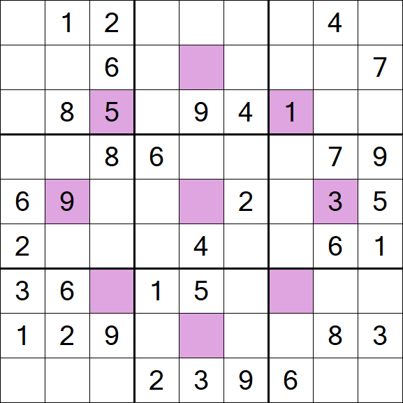 Asterisk Sudoku - Médio