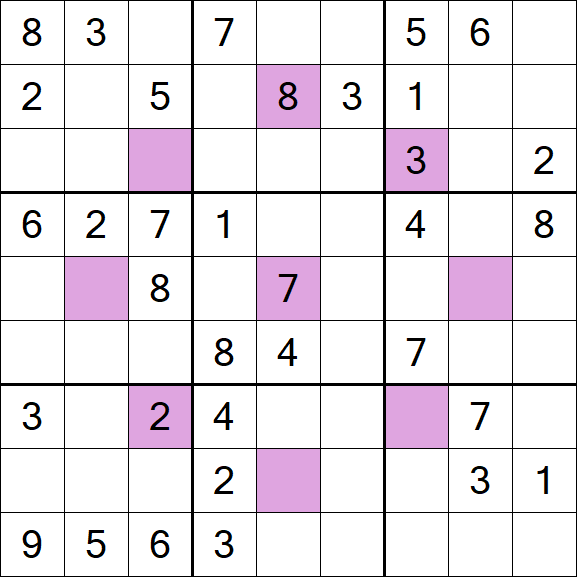 Asterisk Sudoku - Médio