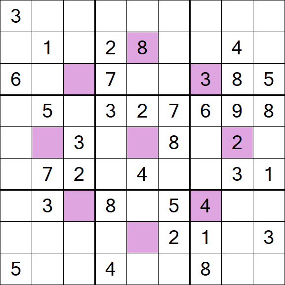 Asterisk Sudoku - Médio
