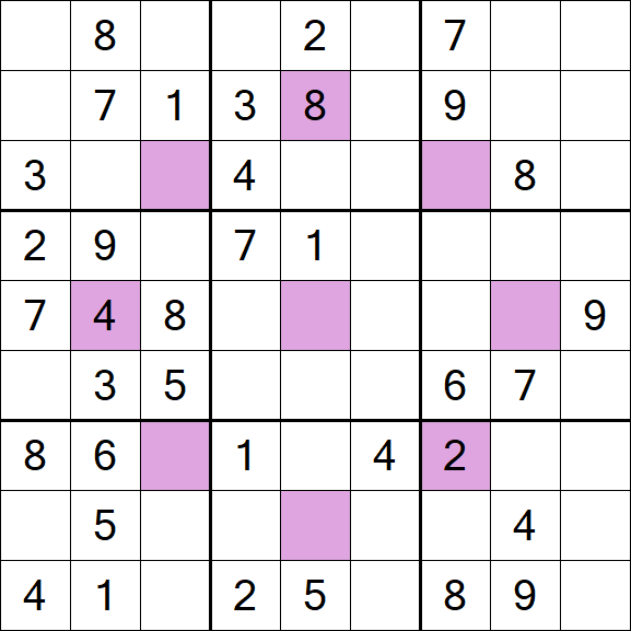 Asterisk Sudoku - Médio