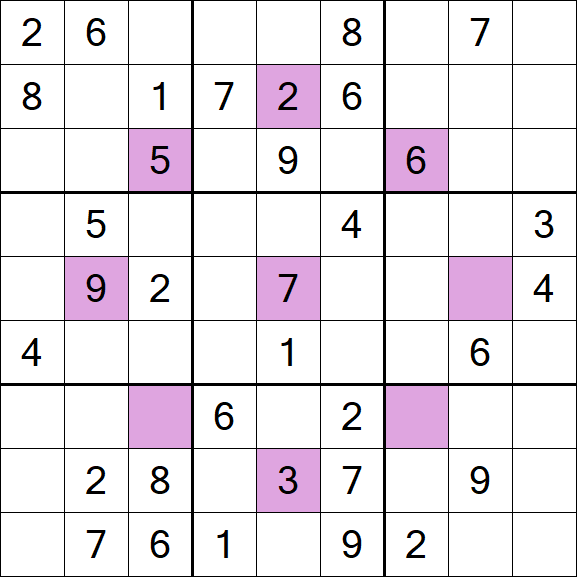 Asterisk Sudoku - Médio