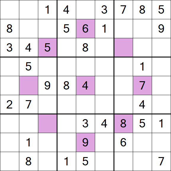 Asterisk Sudoku - Médio