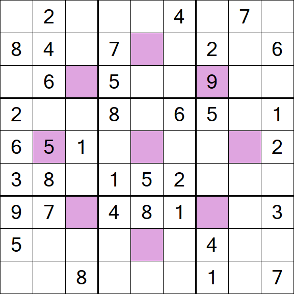 Asterisk Sudoku - Medio