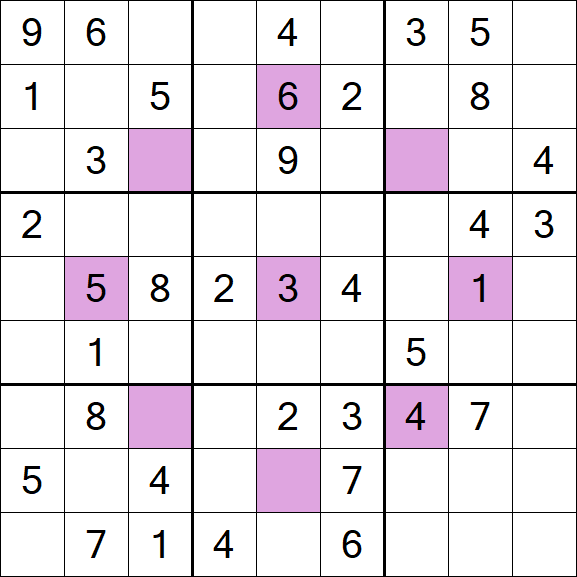 Asterisk Sudoku - Medio