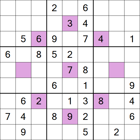 Asterisk Sudoku - Medio