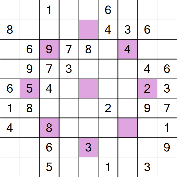 Asterisk Sudoku - Medio