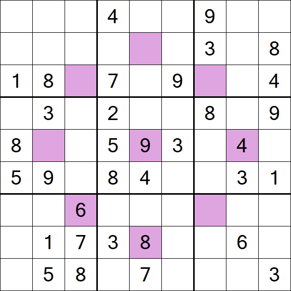 Asterisk Sudoku - Medium
