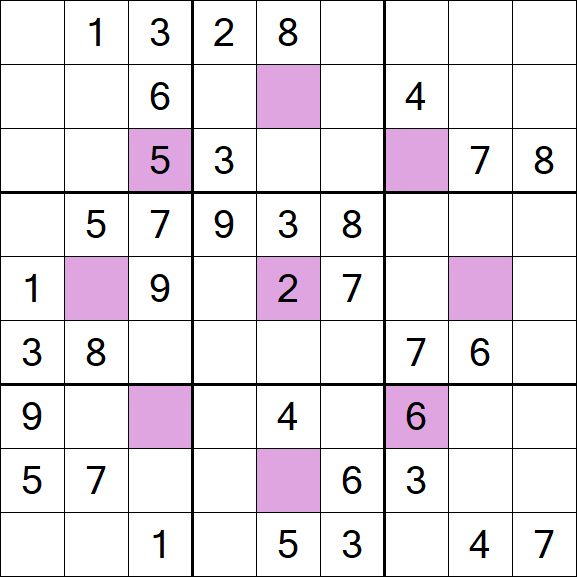 Asterisk Sudoku - Medium