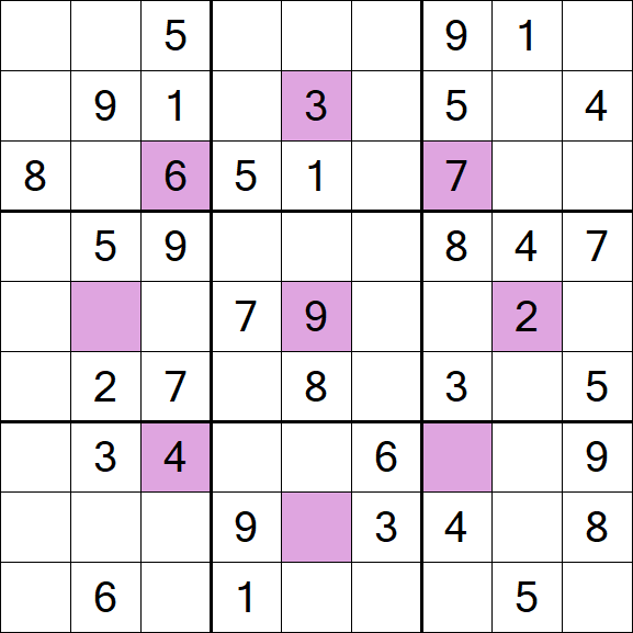Asterisk Sudoku - Medium