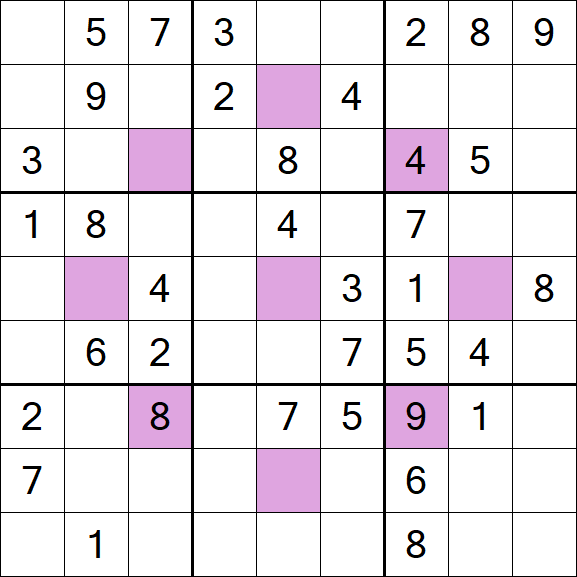 Asterisk Sudoku - Medium