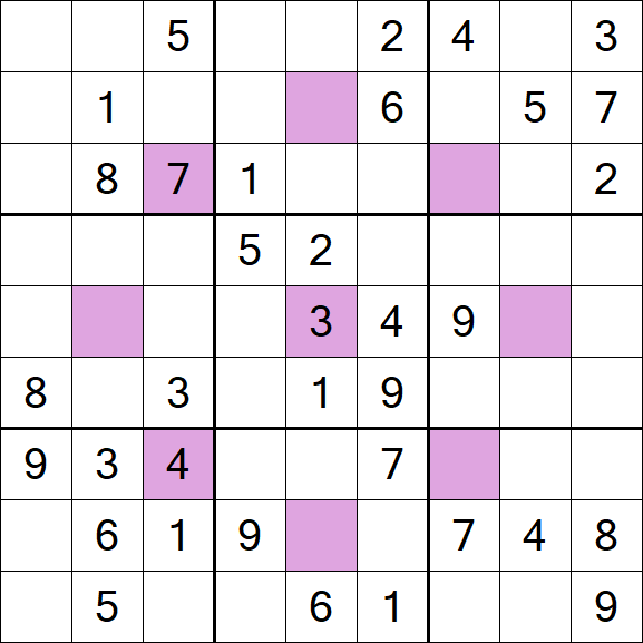 Asterisk Sudoku - Medium