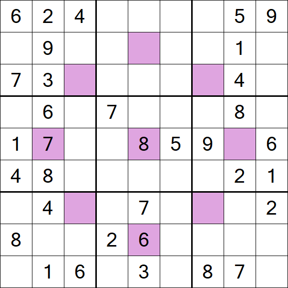 Asterisk Sudoku - Medium