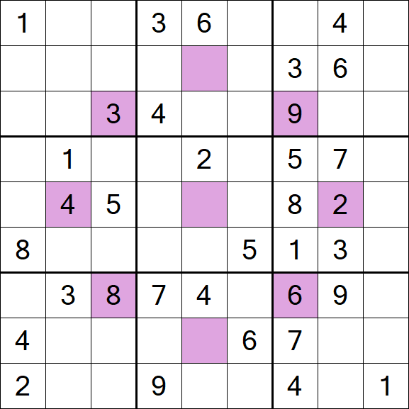 Asterisk Sudoku - Medium
