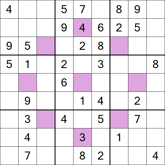 Asterisk Sudoku - Medium