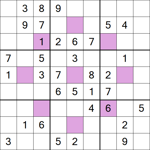 Asterisk Sudoku - Medium