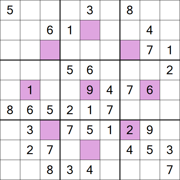 Asterisk Sudoku - Medium