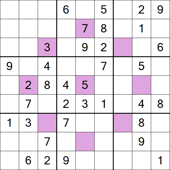 Asterisk Sudoku - Medium
