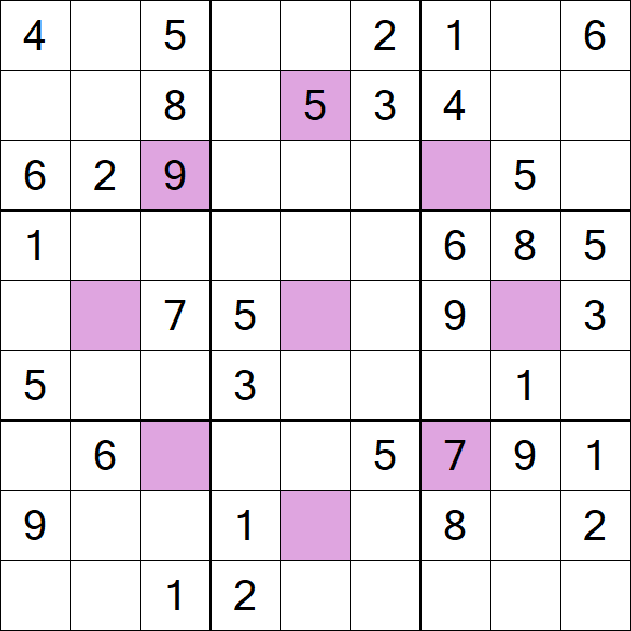 Asterisk Sudoku - Medium