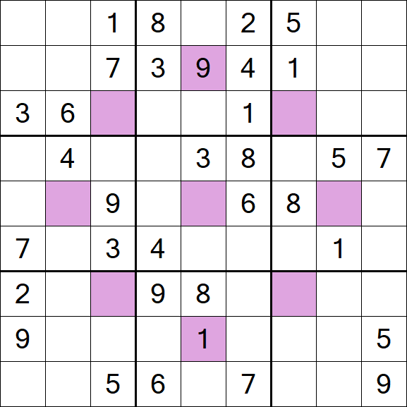 Asterisk Sudoku - Medium